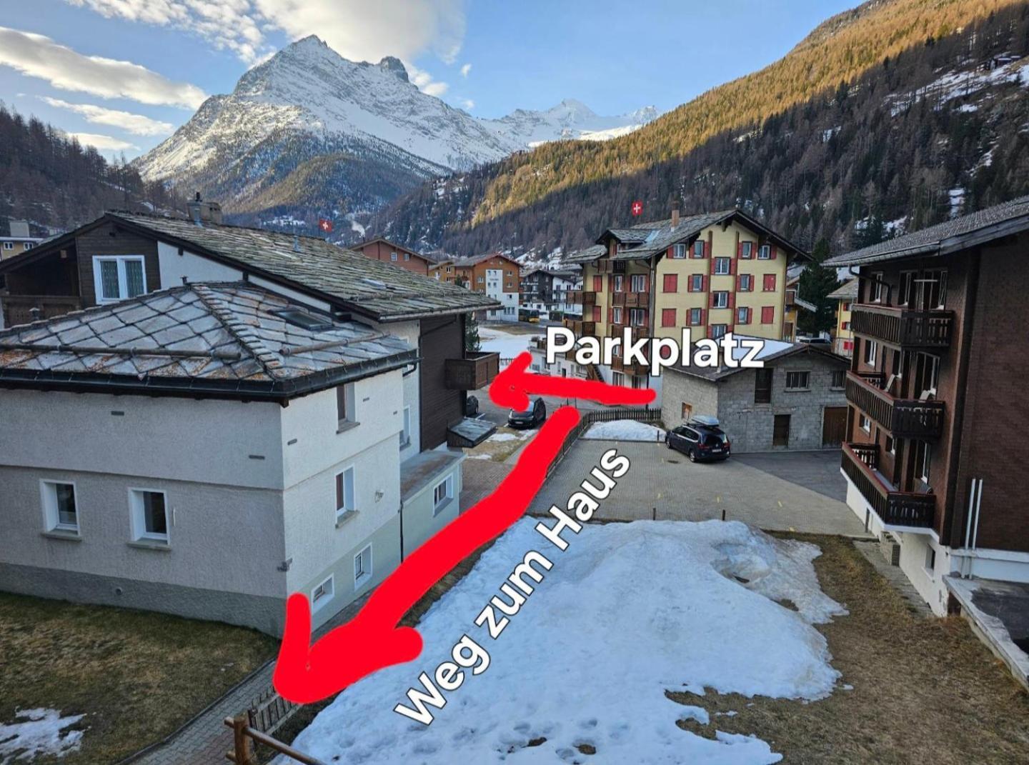 Sunshine Lägenhet Saas-Grund Exteriör bild